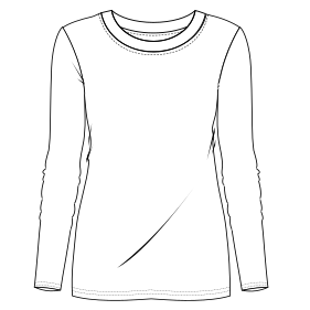 Fashion sewing patterns for LADIES T-Shirts T-Shirt 7423
